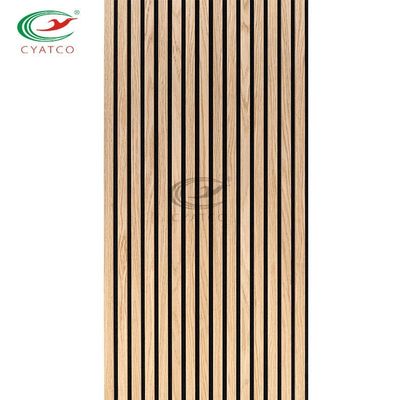 Kalınlık 21mm Ses Akustik Panel Ahşap PET Malzeme Çok Amaçlı