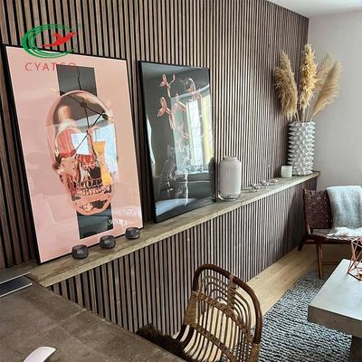 Kokusuz Dayanıklı Akustik Ahşap Çıtalar, Yangın Geciktirici Yivli Ahşap Paneller