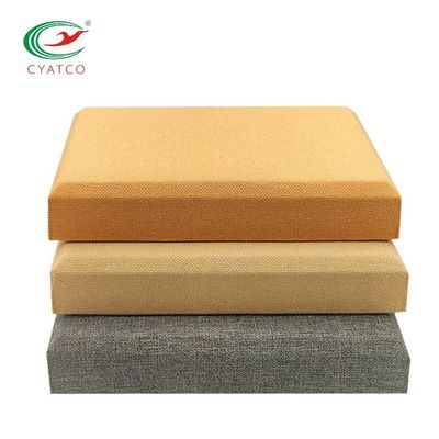 Oditoryum Duvarları İçin SGS Toksik Olmayan Kumaş Akustik Panel Gürültü Emici