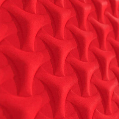 Kabuk Şekli 3D Polyester Elyaf Akustik Panel Yangın Geciktirici Çok Renkli