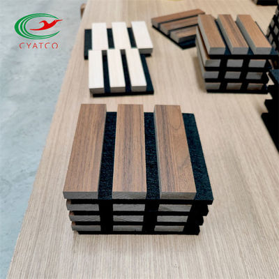 Oturma Odası İçin FSC Ahşap Ses Akustik Panel Kaplama Mildewproof