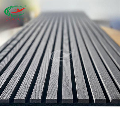 Toksik Olmayan Mildewproof Akustik Çıta Duvar, Isı Yalıtımlı Ahşap Çıtalı Panel