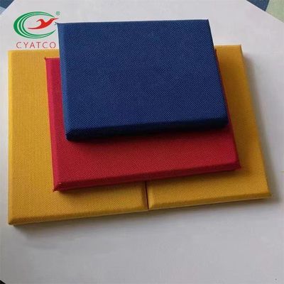Zararsız Toksik Olmayan Kumaş Sarılmış Ses Panelleri, Neme Dayanıklı Akustik Panel Kumaşı