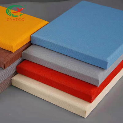 Kararlı Fiberglas Kumaş Akustik Panel Çok Sahne Pratik