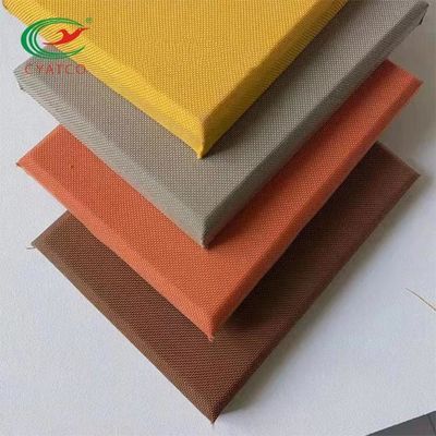 Sarılmış Fiberglas Kumaş Akustik Panel Yanmaz Çevre Dostu