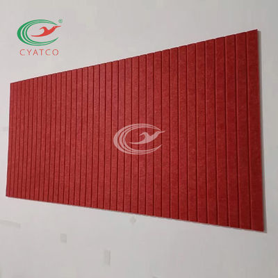 Duvarlar İçin Ses Geçirmez Keçe Paneller, Toplantı Odası Polyester Elyaf Akustik Panel