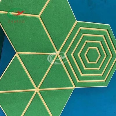 Oyulmuş Toksik Olmayan Keçe Duvar Panelleri İç Konferans Odası İçin Ses Emme