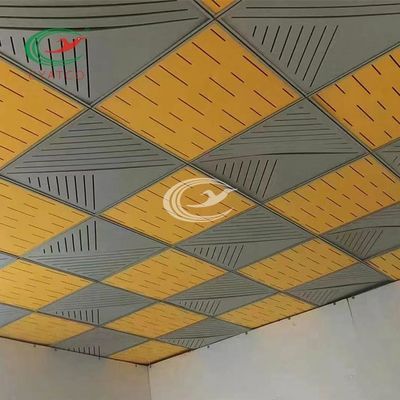 Toplantı Odası İçin Tatsız Polyester Keçe Duvar Panelleri Kalınlığı 12mm