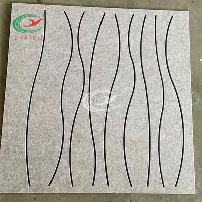 Çok Amaçlı Zararsız Keçe Panel Duvar, Pratik Polyester Elyaf Akustik Levha