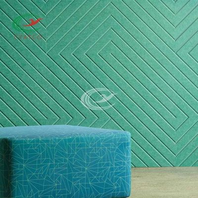 Polyester PET Keçe Duvar Panelleri Dekoratif Hafif Gürültüyü Azaltır
