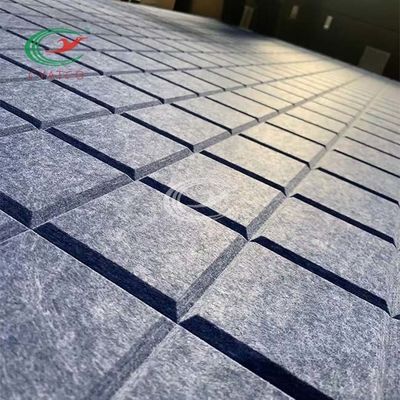 Hafif Dayanıklı Keçe Duvar Panelleri Polyester Elyaf Yangın Geciktirici