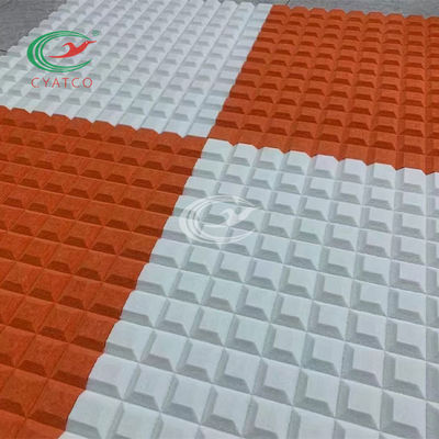 Küp 3D Dokulu Polyester Elyaf Akustik Panel KTV İçin Ses Yalıtımlı