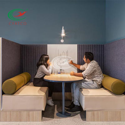 Çok Renkli Dalgalı Polyester Fiber Akustik Panel Neme Dayanıklı