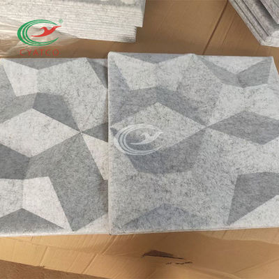 Kararlı Zararsız 3D Elmas Duvar Panelleri, Çok Renkli Ses Emme Sayfaları