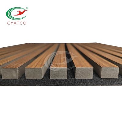 Oditoryum Salonları Yangına Dayanıklı Yivli Ahşap Paneller 2400 Mm X 605 Mm
