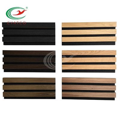 Oditoryum Salonları Yangına Dayanıklı Yivli Ahşap Paneller 2400 Mm X 605 Mm