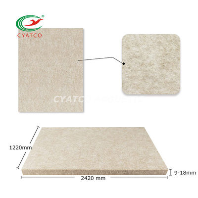 9mm Camel Polyeater Fiber Akustik Paneller Performans Salonları Ses Engelleme Absorptif Padding