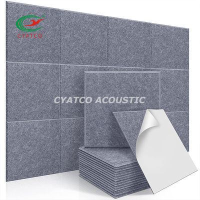 CYATCO 12 &quot;X 12&quot; kare fiber duvar paneli ses geçirmez köpük panelleri kesilmesi kolay boyut